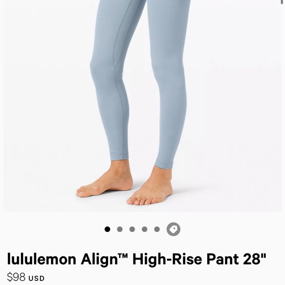Lululemon Align High Rise 28” Leggings - Chambray